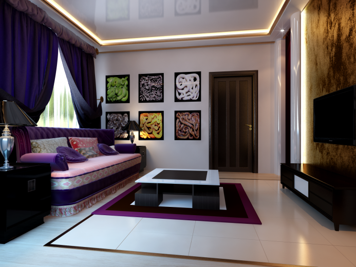 Вітальня в стилі арт-деко